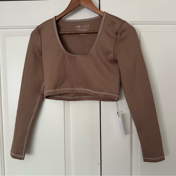 Tan Lines by Sivan Ayla Crop Top long sleeve - Picture 1 of 5